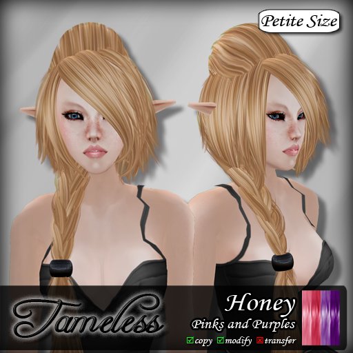 Tameless Hair Honey (petite) - Pinks and Purples