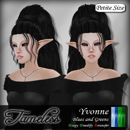Tameless Hair Yvonne (petite) - Blues and Greens
