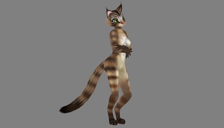 Second Life Marketplace - Maine Coon - Natural - Chinchilla Furry Mod BOM