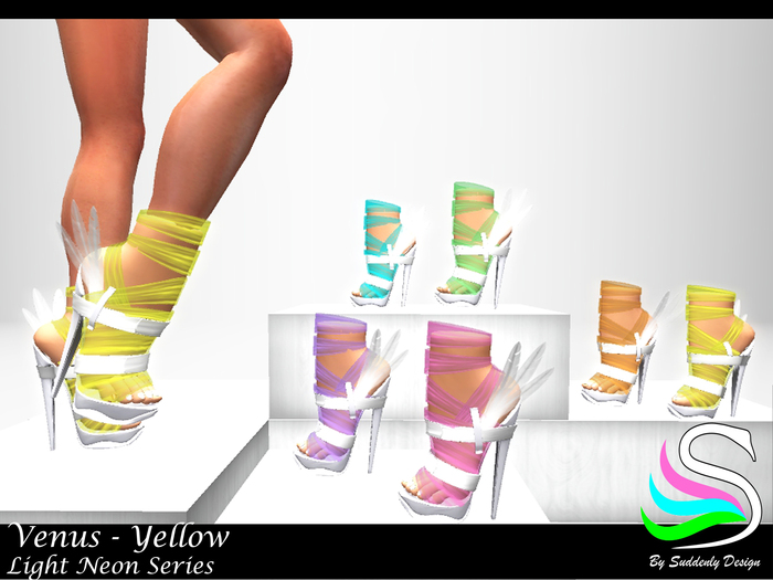 Suddenly Desing - Venus High Heels (YELLOW)