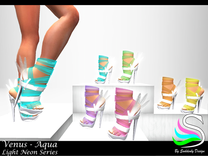 Suddenly Desing - Venus High Heels (AQUA)