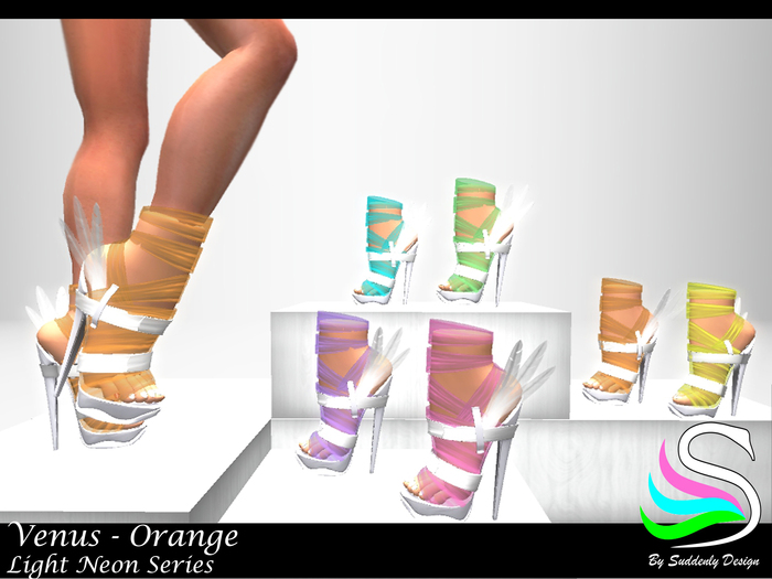 Suddenly Desing - Venus High Heels (ORANGE)