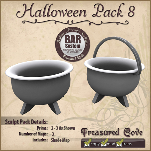 -TC- Halloween Pack 8 Clearance Priced