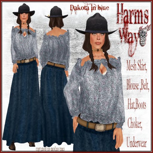 Harm's Way Dakota in blue