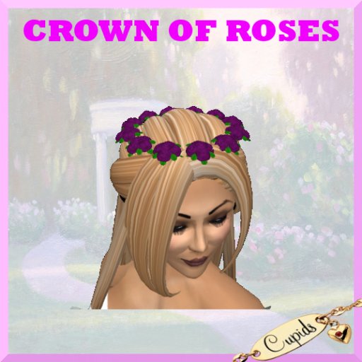 Royal Purple Rose Crown