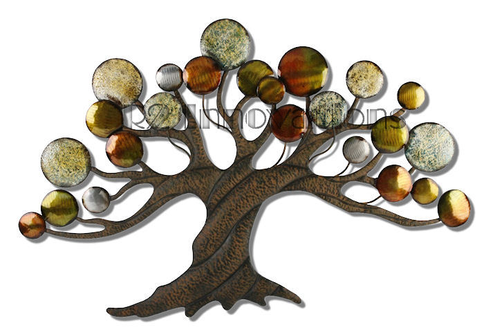 Orb Tree Metal Wall Art