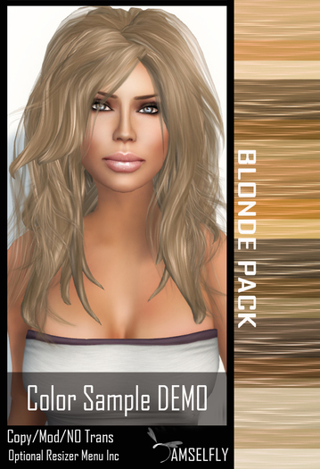 COLOR SAMPLE*~*Damselfly*~*Lux Blonde Pack