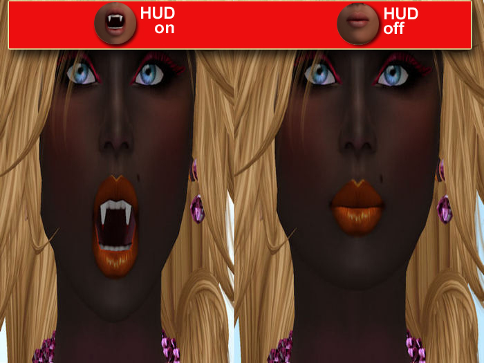*BEHOLD* Designs: Vampire Fangs w/HUD