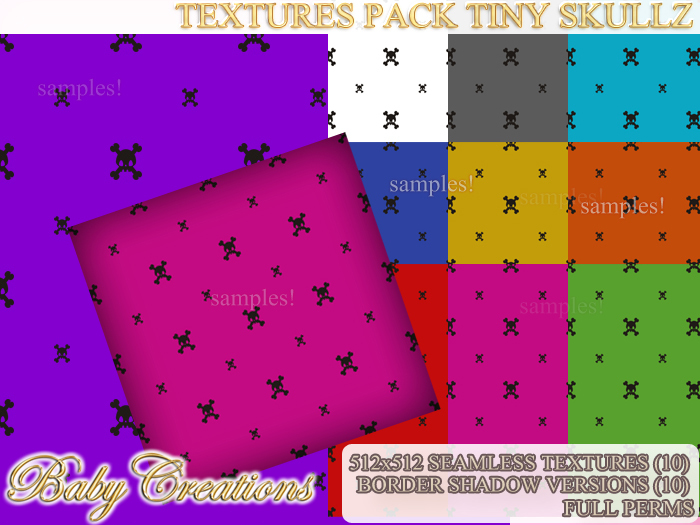 BC - TEXTURES - TINY SKULLZ 