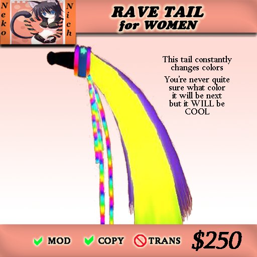 Neko Rave Tail girls