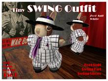 Tiny Swing Outfit Zoot Suit White