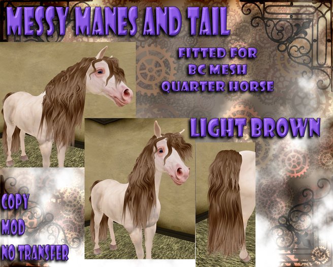*SC* Messy Manes & Tails Light Brown