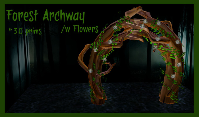 @~VDR~@ Tree/Vine Archway w/ flowers (Bagged)