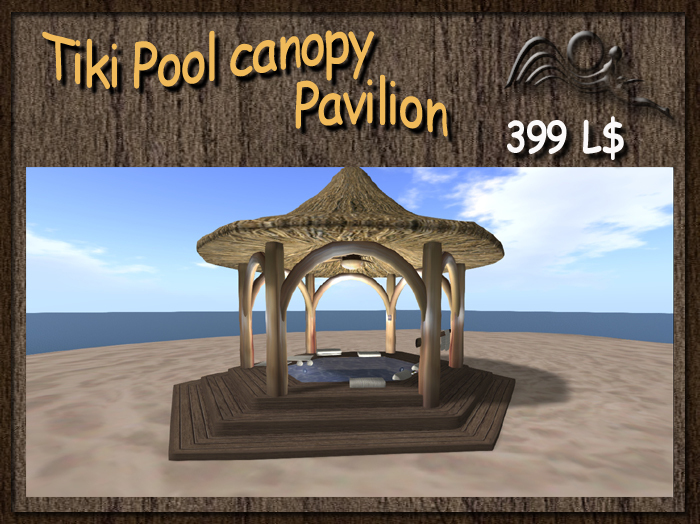 [Summer Feeling] - Tiki Pool Pavilion canopy gazebo - Outdoor Furniture
