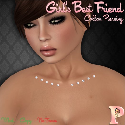 [PuncturedPinup] A Girl's Best Friend Collar Piercing