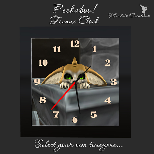 Peekaboo! Fennux Clock PROMO!!