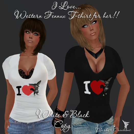 I Love... Western Fennux T-shirt for her PROMO!!