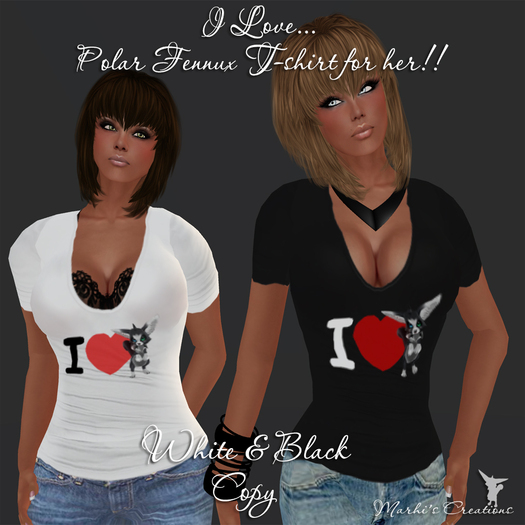 I Love... Polar Fennux T-shirt for her PROMO!!