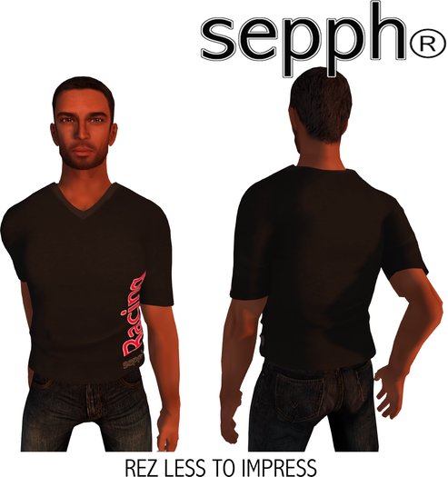 MESH! Sepph Tee Racing Black