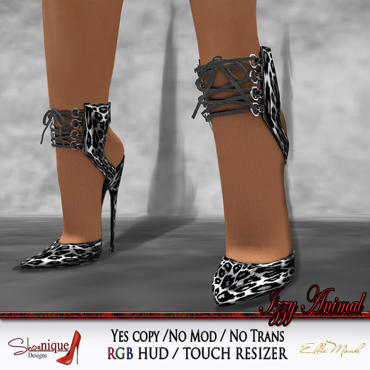 **SD** IZZY  Animal Heel Pumps RGB BSM