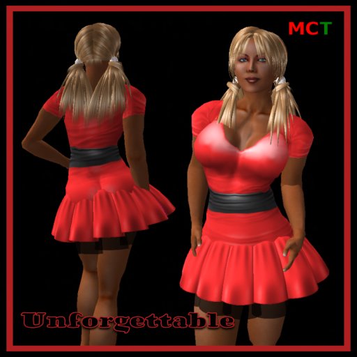 Unforgettable Mini Dress in Red