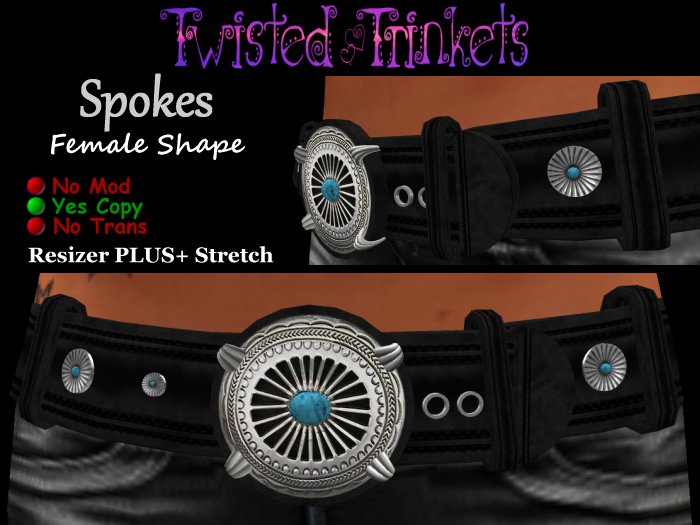Western Spokes Belt (female)