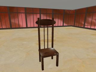 Moose Tosh wood Male Chair