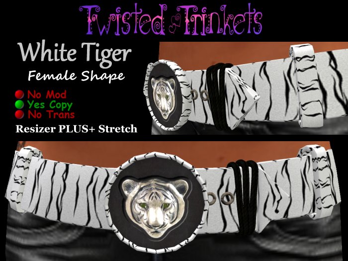 White Tiger Belt (female)