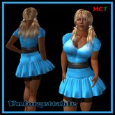 Unforgettable Mini Dress in Blue