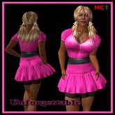 Unforgettable Mini Dress in Magenta