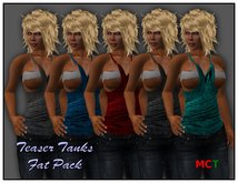 Teaser Tanks Fat Pack Darks