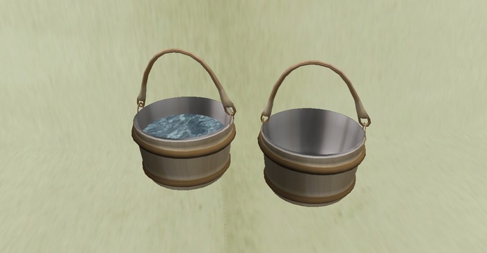 Wooden Bucket Pair-Boxed