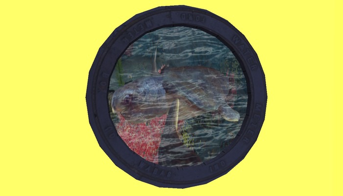 Porthole - The UnderWater Scene Turtle 