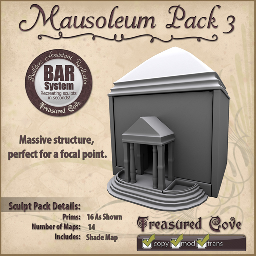 -TC- Mausoleum Pack 3 Clearance Priced