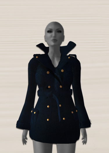 TRAVELLERS F// COAT // NAVY