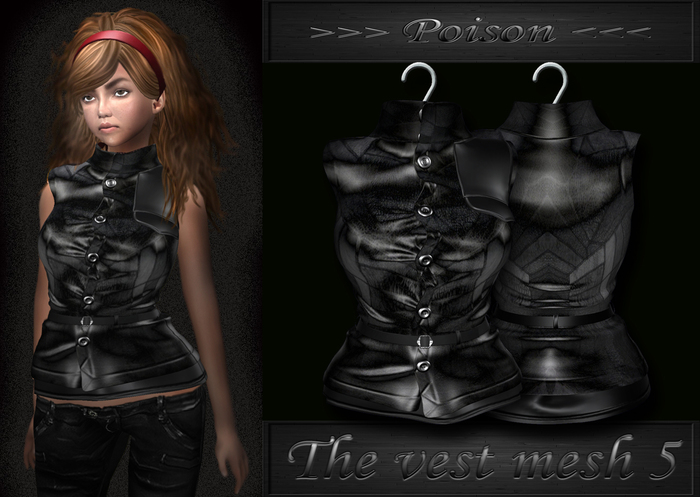 >>>Poison<<< THE VEST MESH_5_FEMALE
