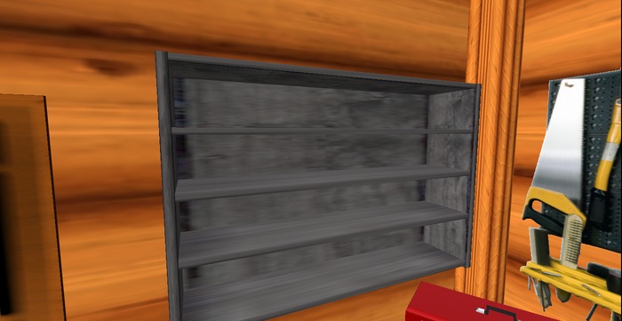 Shop Cabinet Sculptie Scratched