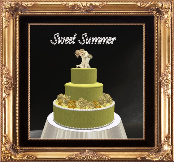 Sweet Summer Wedding Cake