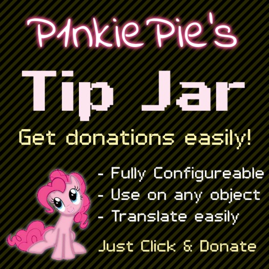 Tip Jar 1.1 (Fully Configureable) .: P1nkiePie :.