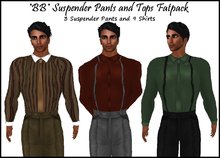 *BB* BarkLee's Best Suspender Outfit Fatpack - 3 Pants (Bootleg and Full Length) - 9 Tops!