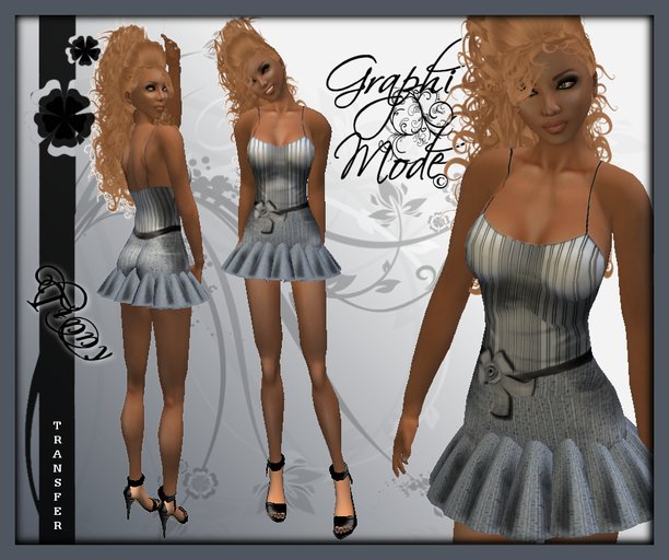 Ecarlate - Dress Gray / Robe Gris Mini - Tinny