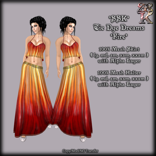 *SSK* Tie Dye Dreams - Fire