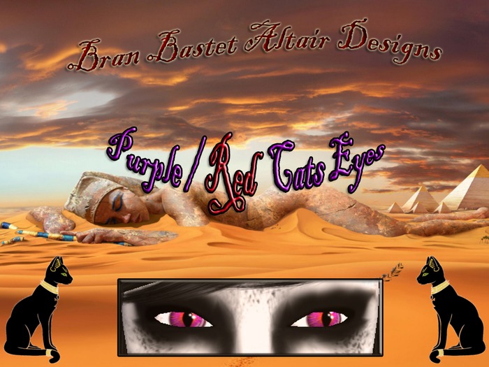Purple/Red Cats Eyes