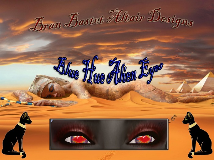Blue Hue Alien Eyes