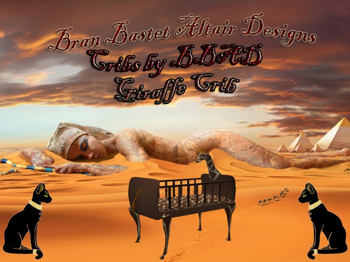 BBAD Giraffe Crib (boxed)