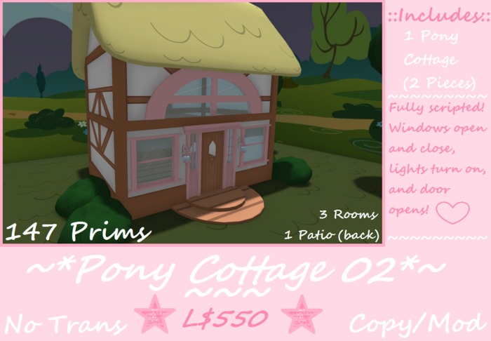 [Retired Item 50% Off] Pony Cottage 02