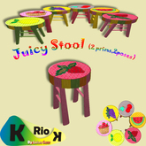 Juicy  Stool  Strawberry