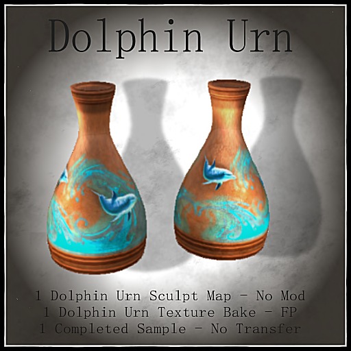 Dolphin Urn - BOXED