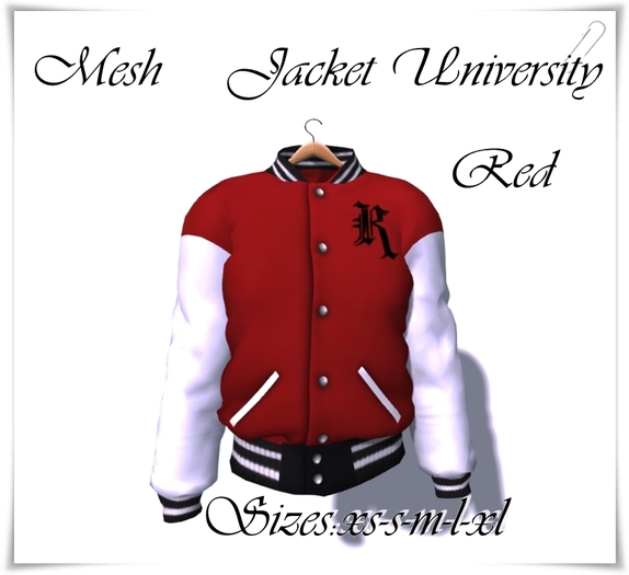[[>CaKe!<]]-Mesh-jacket university-Red