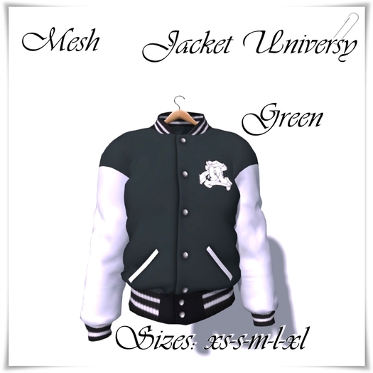[[>CaKe!<]]-Mesh-jacket university-Green
